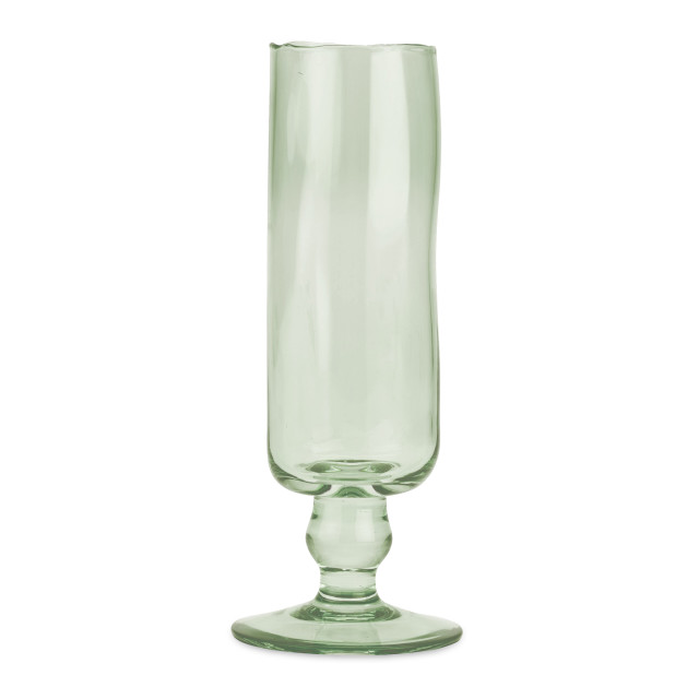 MADE.com Travellers Rest Green Champagne Flutes, Set of 4
