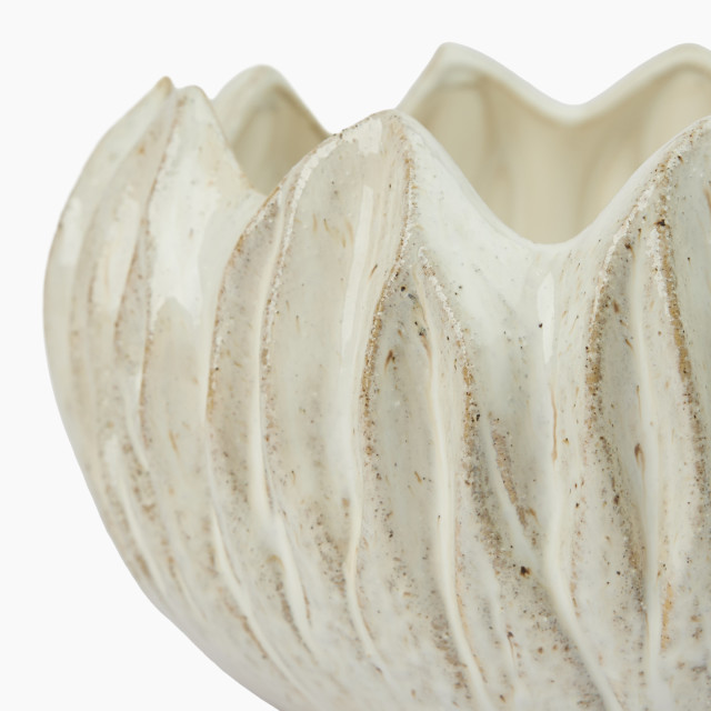 Thread Office White Tulip Bowl, 29cm