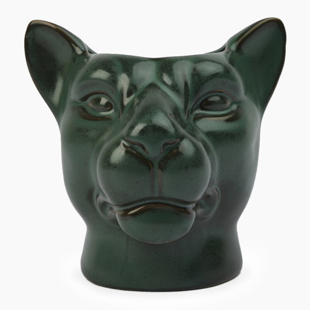 Thread Office Wild Cat Head Planter