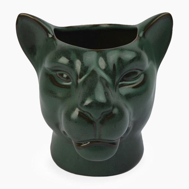 Thread Office Wild Cat Head Planter