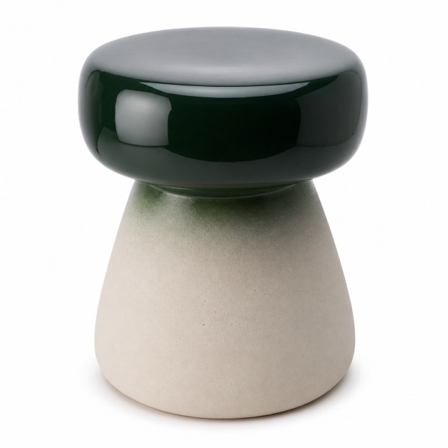Thread Office Ceramic Green Ombre Side table