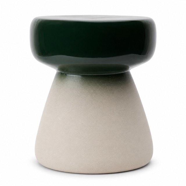Thread Office Ceramic Green Ombre Side table