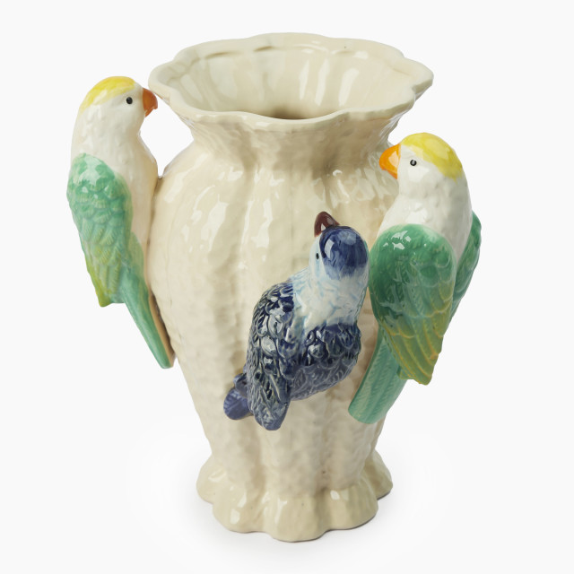 Thread Office Three Sitting Bird Vase, 30cm
