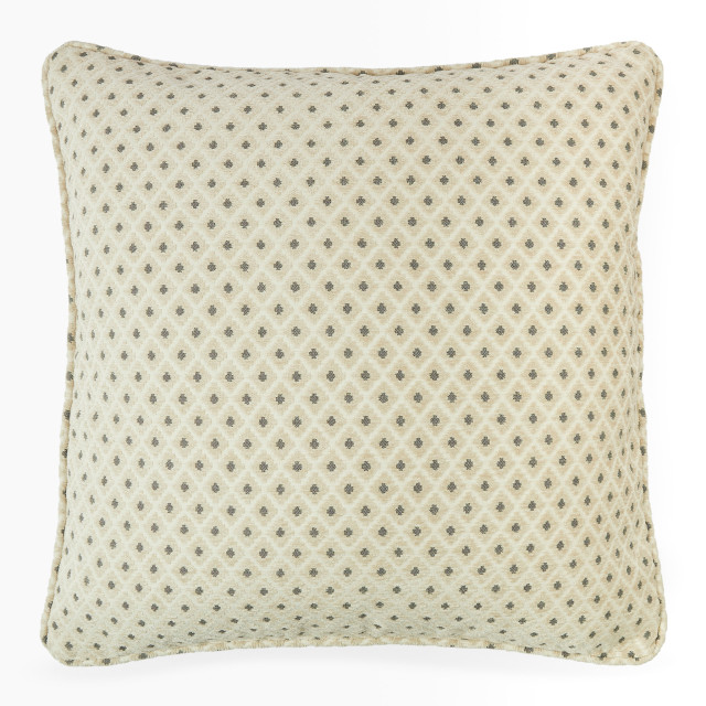Thread Office Natural Geo Chenille Scatter Cushion Cover, 60cm x 60cm
