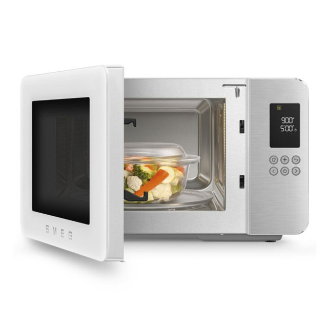 Smeg Microwave Oven with Grill, 29L - White