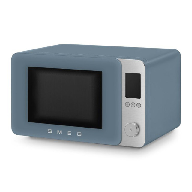 Smeg Combination Microwave Oven, 27L - Storm Blue