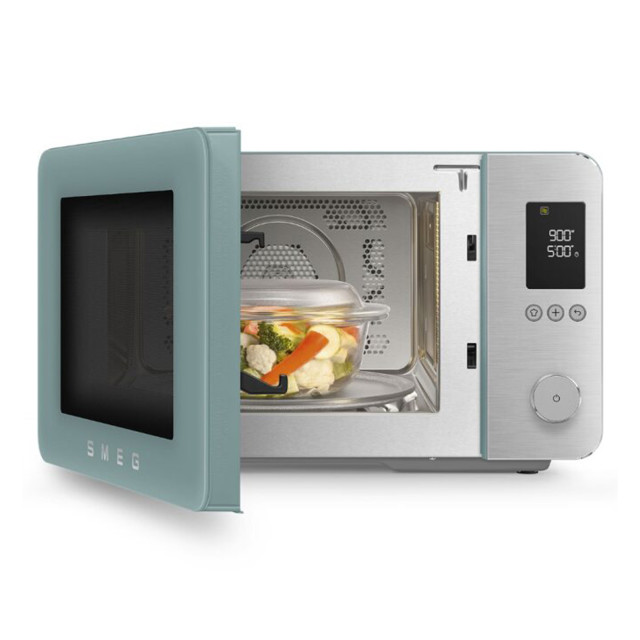 Smeg Combination Microwave Oven, 27L - Emerald Green