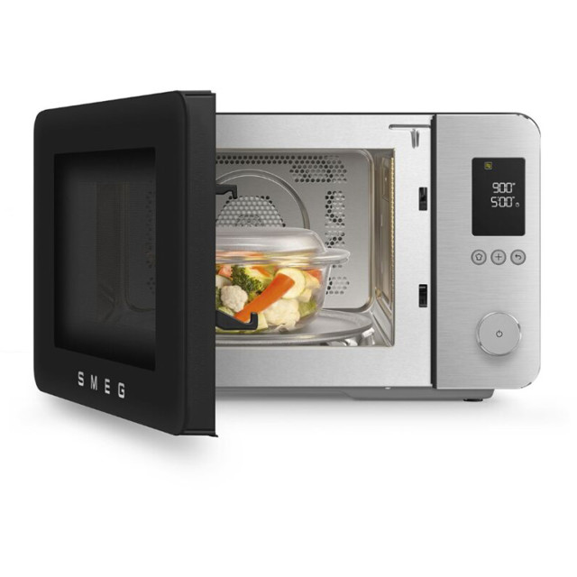 Smeg Combination Microwave Oven, 27L - Black