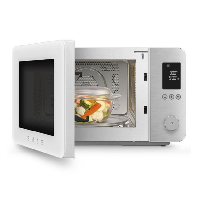 Smeg Combination Microwave Oven, 27L - White