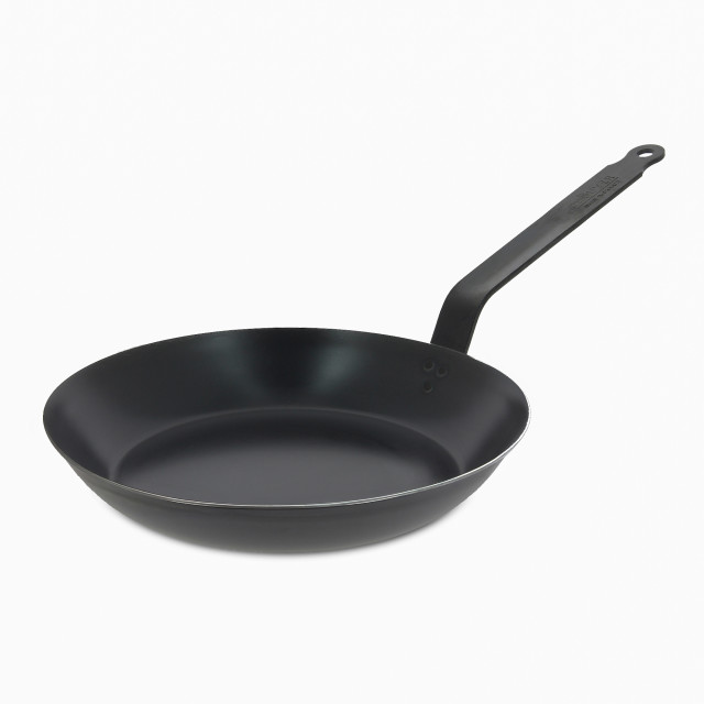 De Buyer Blue Carbon Steel Frying Pan - 28cm