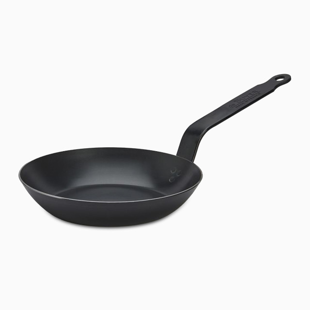 De Buyer Blue Carbon Steel Frying Pan - 24cm