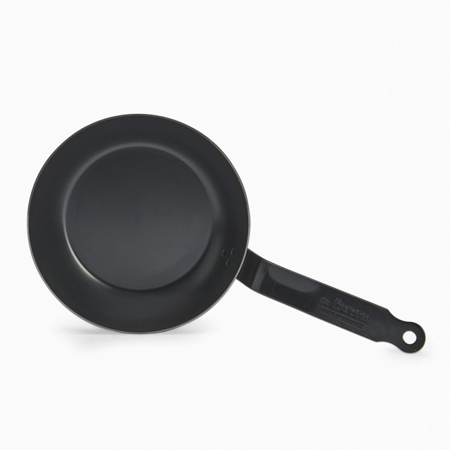 De Buyer Blue Carbon Steel Frying Pan - 24cm