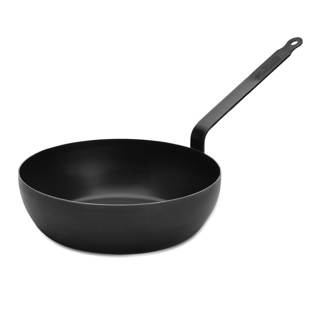 De Buyer Blue Carbon Country Steel Frying Pan - 28cm