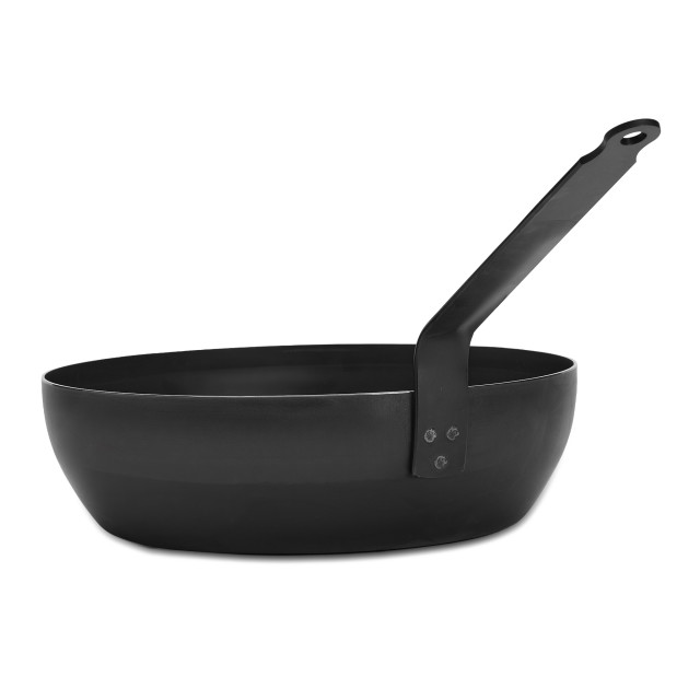 De Buyer Blue Carbon Country Steel Frying Pan - 28cm