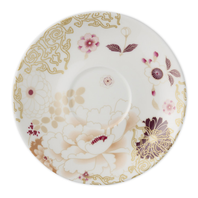 Maxwell & Williams Kimono Cup and Saucer Set - White