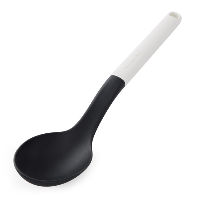 KitchenAid Classic Cooking Spoon - Porcelain White