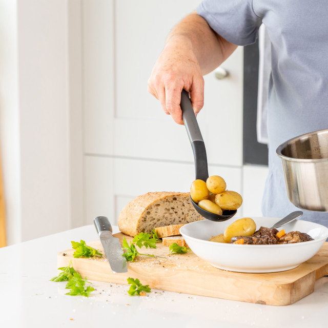 KitchenAid Classic Cooking Spoon - Charcoal Grey