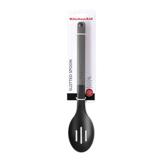 KitchenAid Classic Slotted Spoon - Charcoal Grey