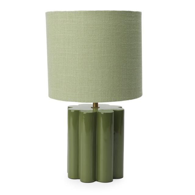 Humble & Mash Small Scallop Table Lamp - Sage
