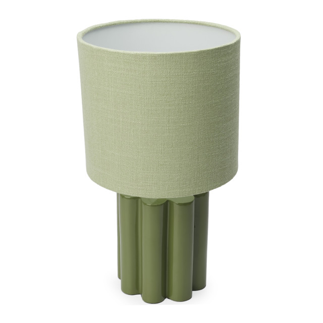 Humble & Mash Small Scallop Table Lamp - Sage