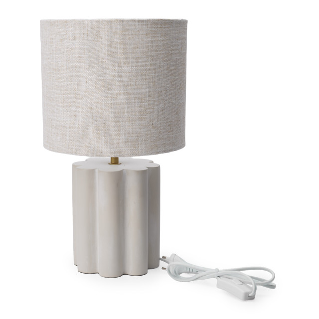 Humble & Mash Small Scallop Table Lamp - Natural