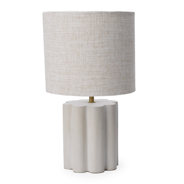 Humble & Mash Small Scallop Table Lamp - Natural