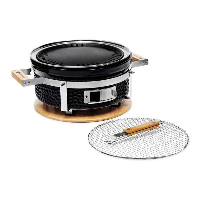 Grills of Japan 2-in-1 Teppanyaki & Hibachi Grill - black