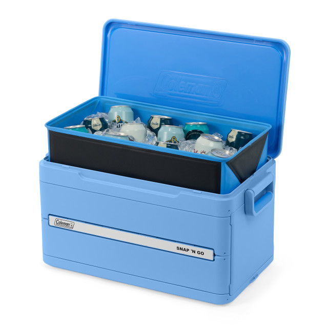 Coleman Snap and Go Collapsible Hard Cooler Box, 35L - Daydream