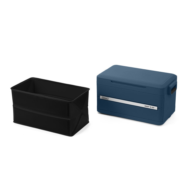 Coleman Snap and Go Collapsible Hard Cooler Box, 35L - Sapphire