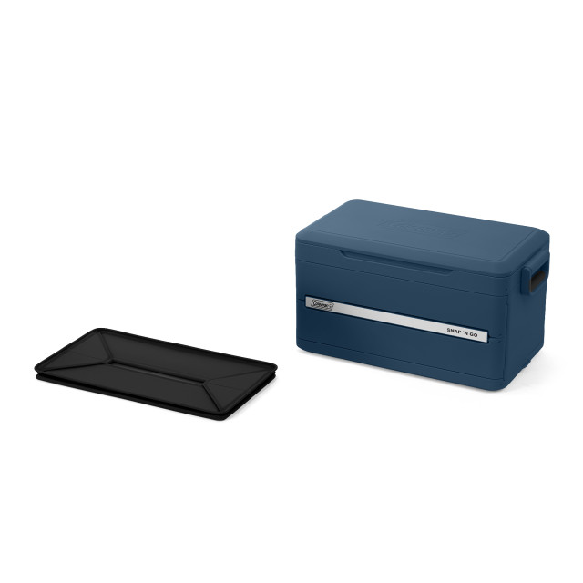 Coleman Snap and Go Collapsible Hard Cooler Box, 35L - Sapphire