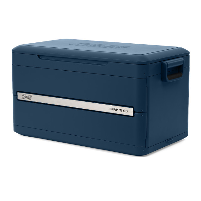 Coleman Snap and Go Collapsible Hard Cooler Box, 45L - Sapphire