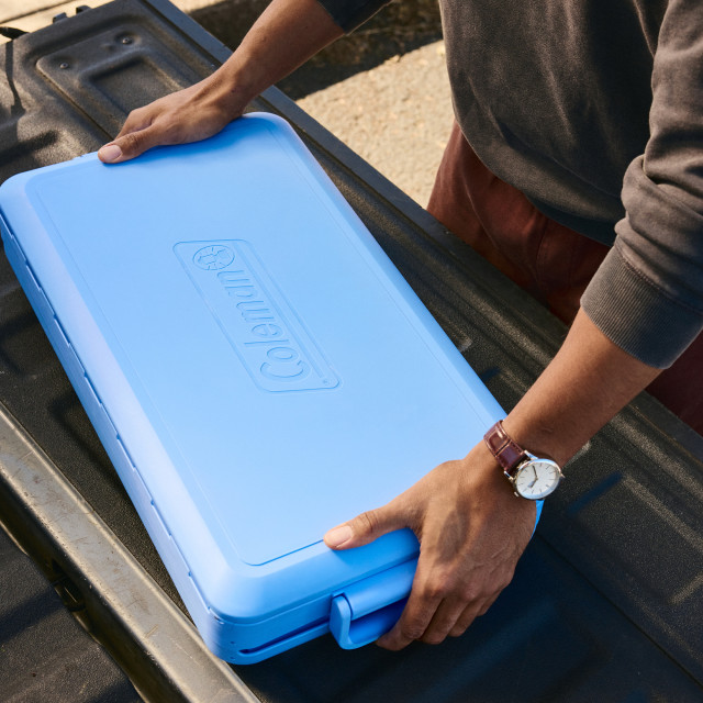 Coleman Snap and Go Collapsible Hard Cooler Box, 55L - Daydream