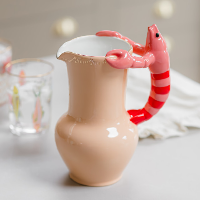 Yvonne Ellen Lobster Pitcher Jug, 1.2L