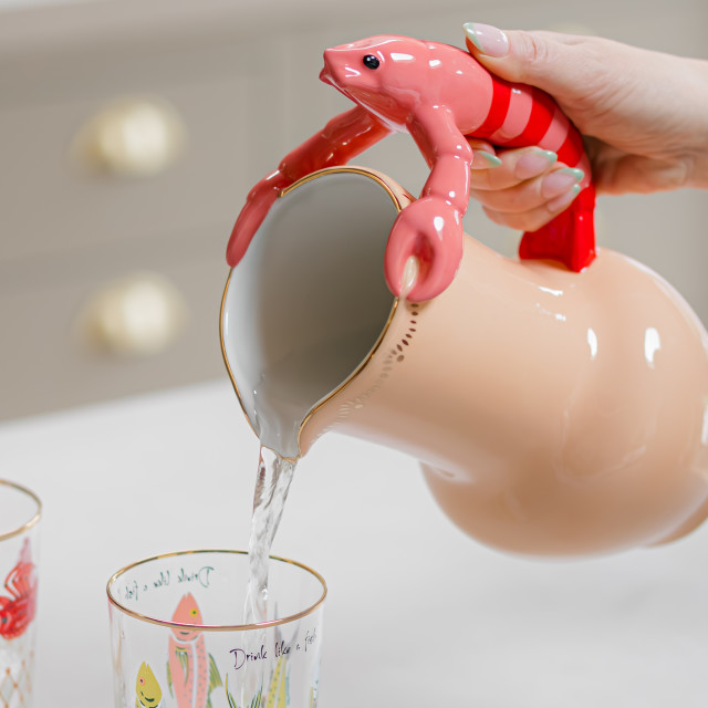 Yvonne Ellen Lobster Pitcher Jug, 1.2L