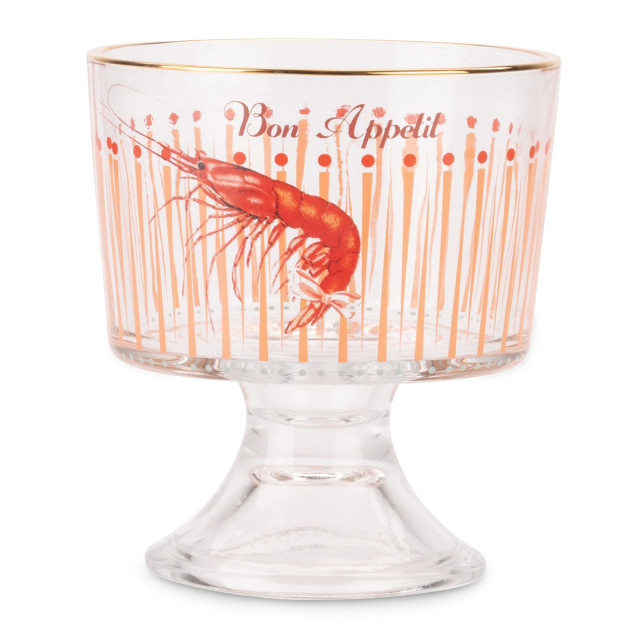Yvonne Ellen Glass Footed Dessert Bowls, Set of 2