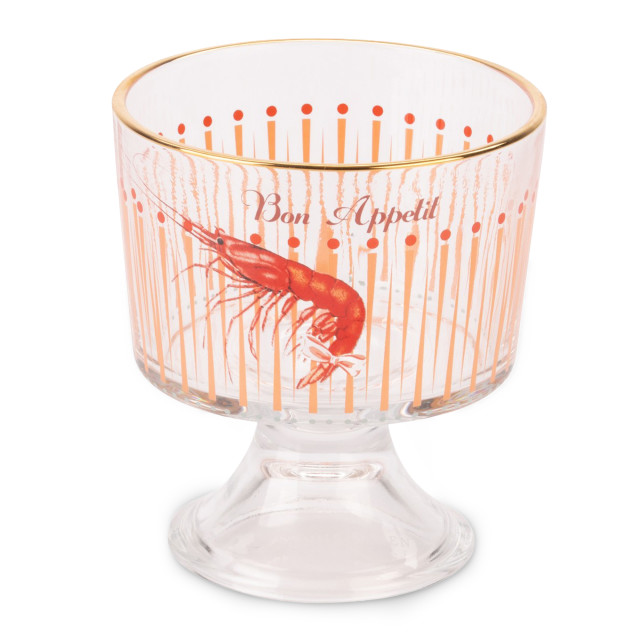 Yvonne Ellen Glass Footed Dessert Bowls, Set of 2