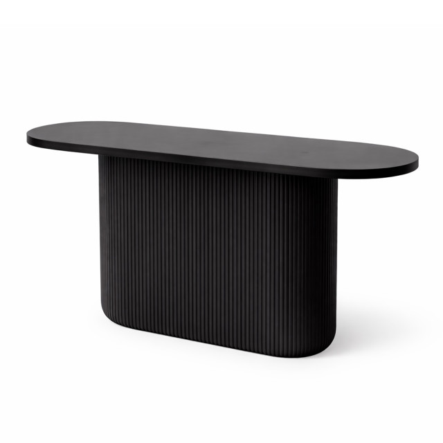 Native Decor Arc Fluted Console Table