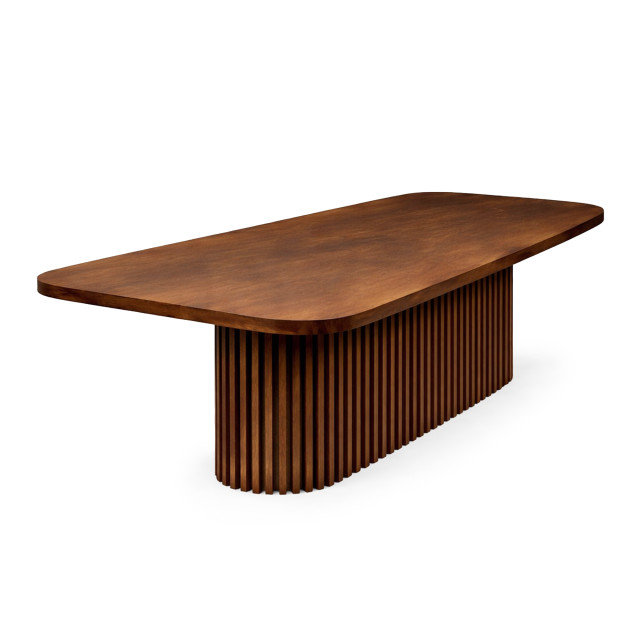 Native Decor Ndileka Slatted Dining Table - 10-Seater