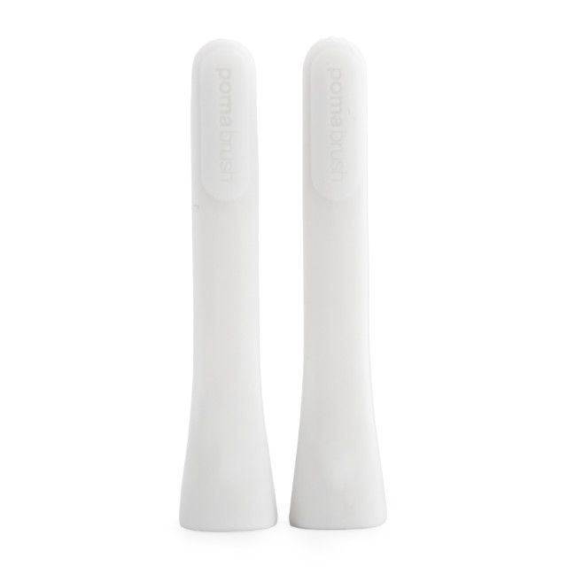 Pomadent Pomabrush Advanced Brush Heads, Pack of 4 - White