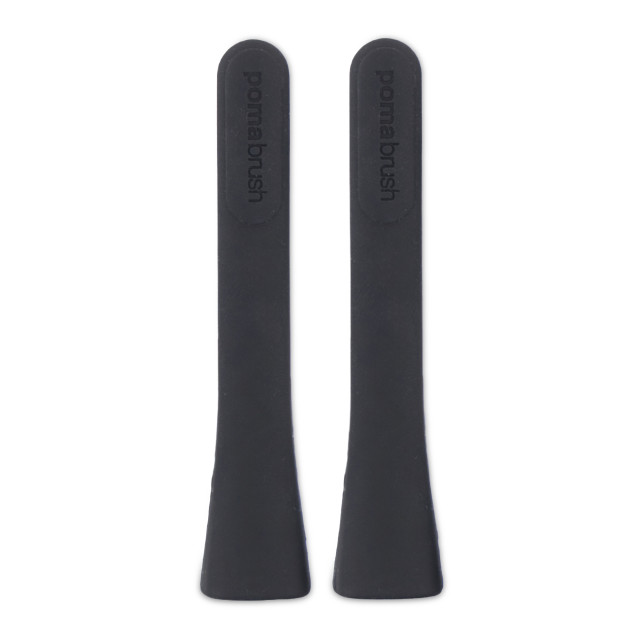 Pomadent Pomabrush Advanced Brush Heads, Pack of 4 - Black