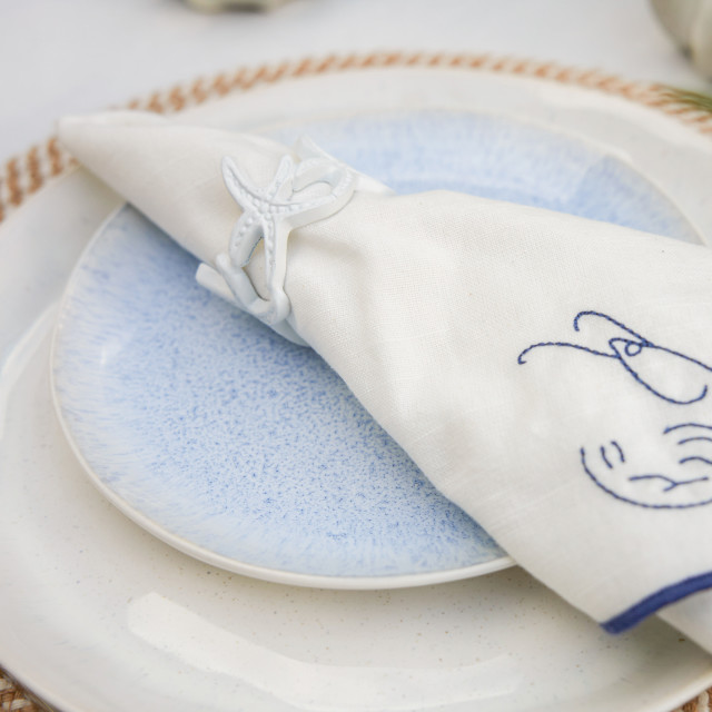 Humble & Mash La Mer Stoneware Side Plate, 20cm