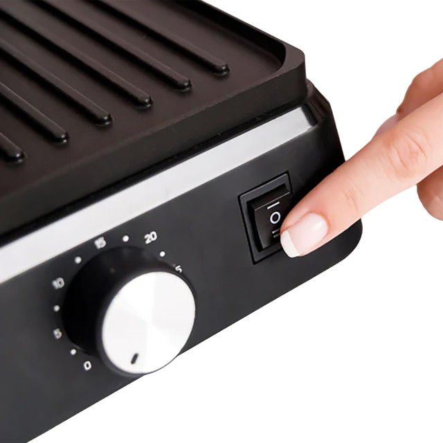 Taurus Non-Stick Panini Press with Adjustable Temperature, 2600W