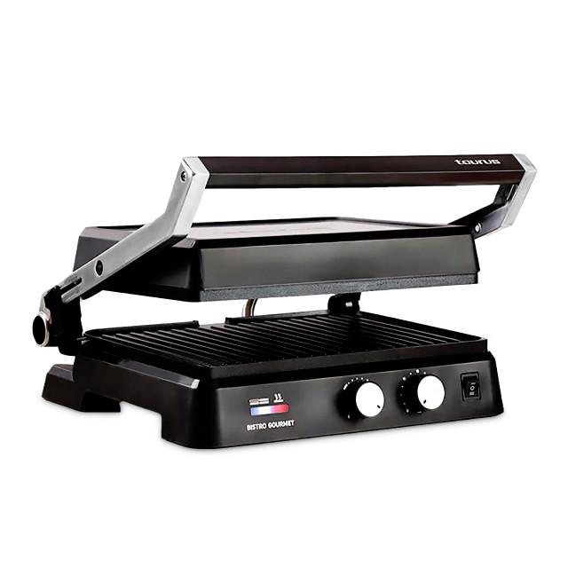 Taurus Non-Stick Panini Press with Adjustable Temperature, 2600W