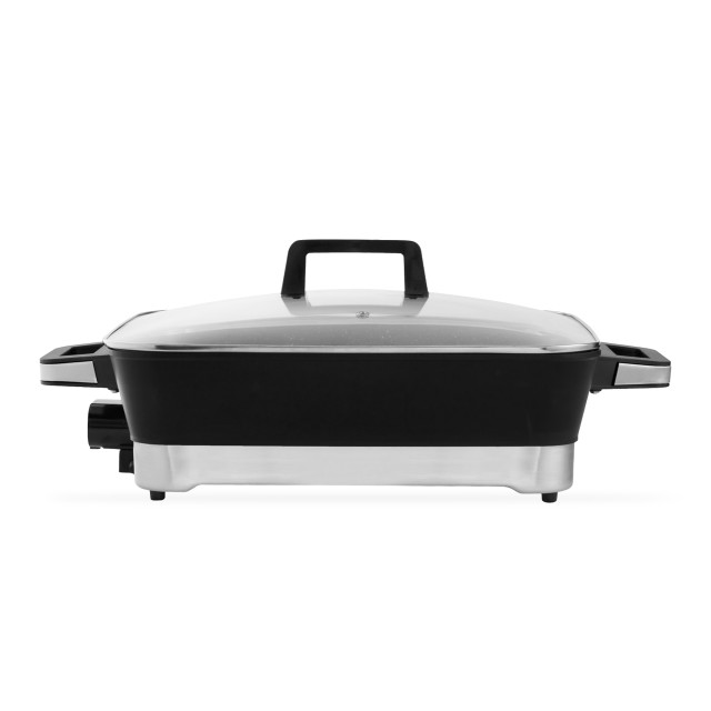 Taurus Electric Non-Stick Frying Pan with Glass Lid, 2400W