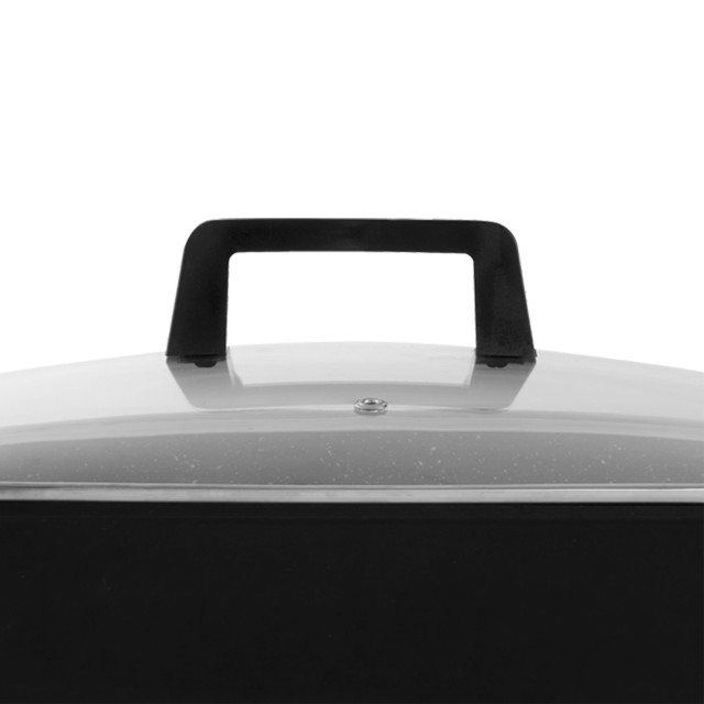 Taurus Electric Non-Stick Frying Pan with Glass Lid, 2400W