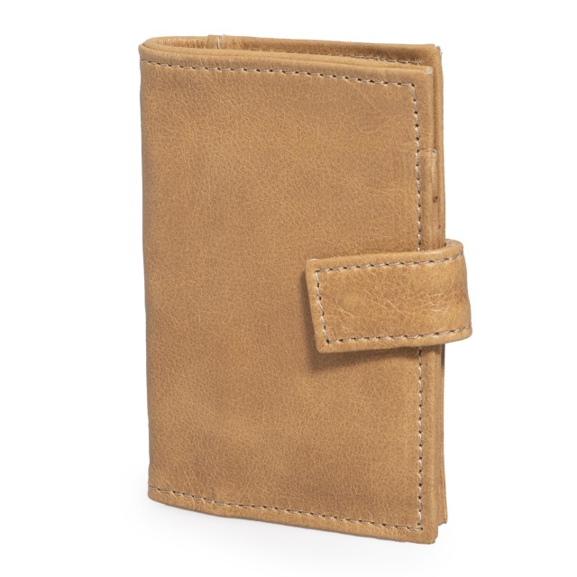 Thandana Leather Mini Travel Wallet - Hazelnut Leather
