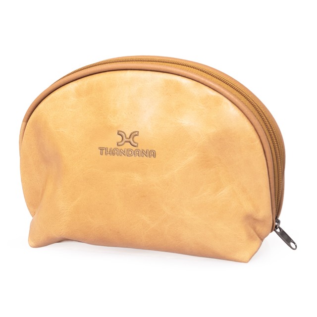 Thandana Big Mouth Leather Bag - Hazelnut Leather