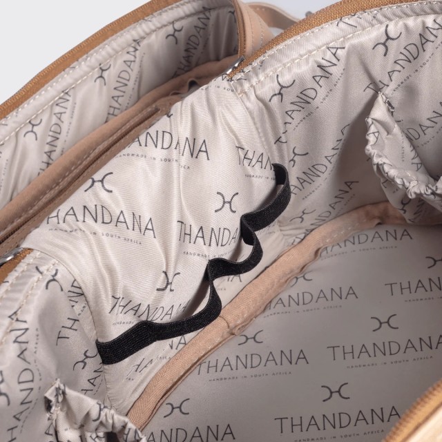 Thandana Bougie Laminated Fabric Vanity Bag - Indie Sunset