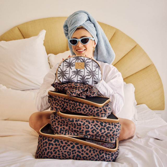 Thandana Packing Pods, Set of 6 - Cheetah Coffee