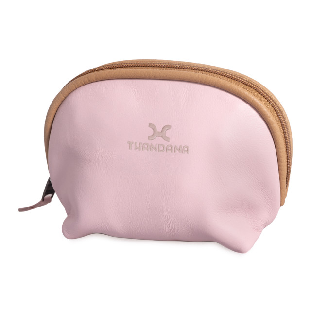 Thandana Leather Make Up Bag - Blush Leather